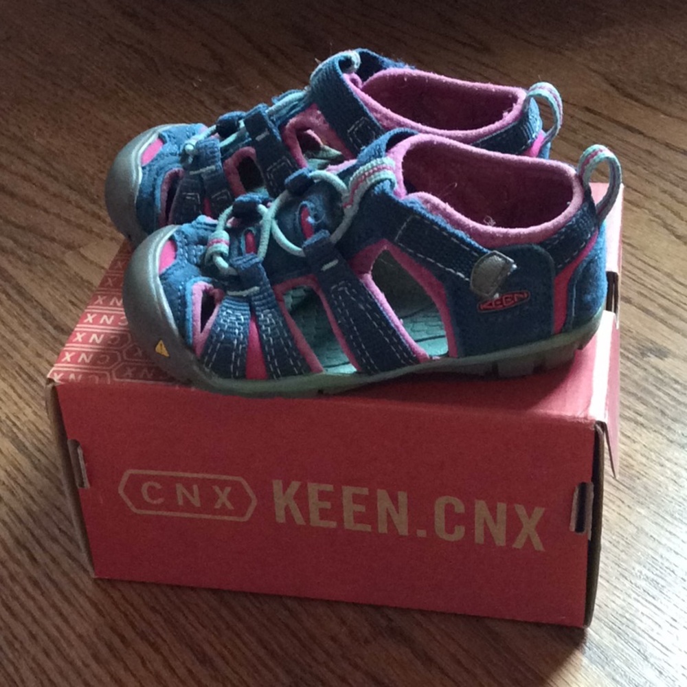 Kids KEEN seacamp II cnx Poseidon/Berry sandals